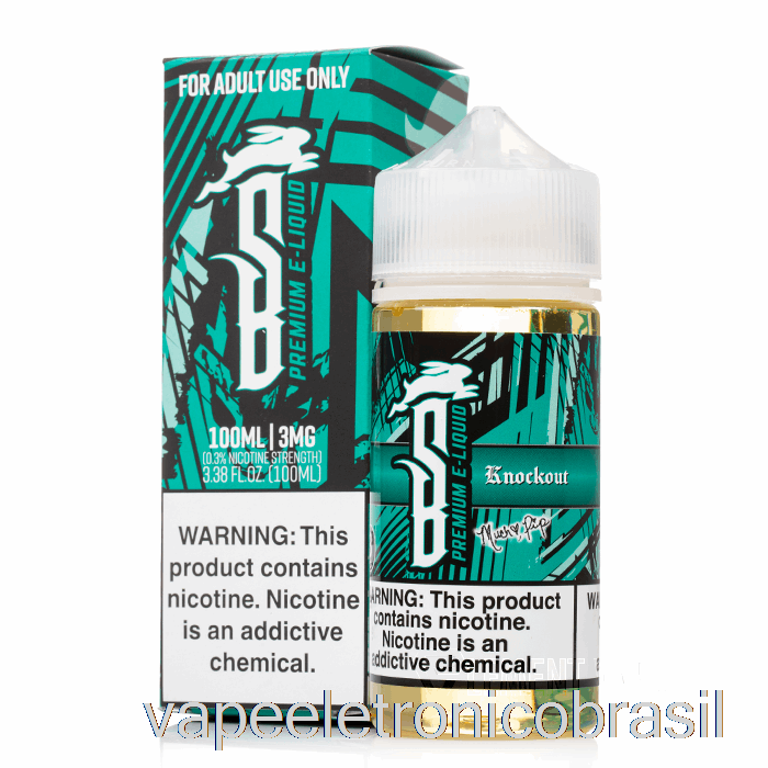 Vape Eletronico Nocaute - Coelho Suicida - 100ml 6mg